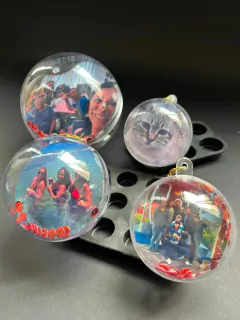 Bolas de Natal Personalizadas - XOXO - Surpreenda com Amor