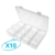 Set X 10 Caja Organizadora Plástica 12 Divisiones Bijou/Pesca - comprar online