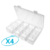 Set X 4 Caja Organizadora Plástica 12 Divisiones Bijou/Pesca - comprar online
