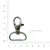 Mosquetón Gatillo 21,5mm x 50 u. - comprar online