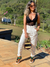 Calça Bag Básica em Sarja Feminina - 13.29.0006