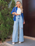Calça Wide Leg Destroyed Jeans Feminina - 13.42.0023 - comprar online