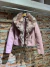 Jaqueta PU Gola Pelo Feminino - 011.18.0017 - loja online