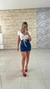 Saia Básica Jeans Feminino - 01.27.0008 - loja online