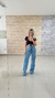 Blusa Cropped Manga Curta Laço Frontal 021.25.0001 na internet