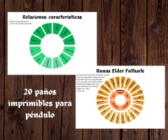 Paños imprimibles para péndulo