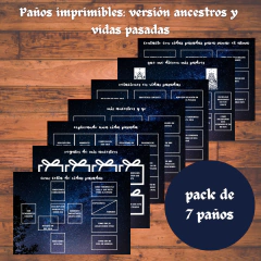 Paños imprimibles: ancestros & vidas pasadas