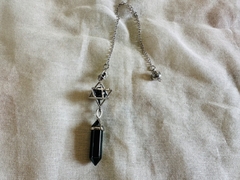 Pendulo hematite doble - comprar online