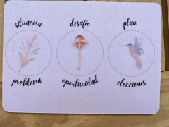 Paños mini - tamaño A5 - - Bruja confetti 