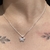 Conjunto Borboleta Prata 925 - 16144 na internet