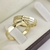 Par De Aliança 3mm 5g Ouro 18k - comprar online
