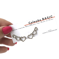 Imagem do brinco ear cuff coração