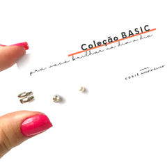 piercing fake + brincos - comprar online