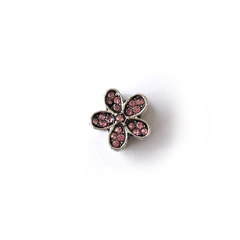 Berloque Cravejado Flor - loja online