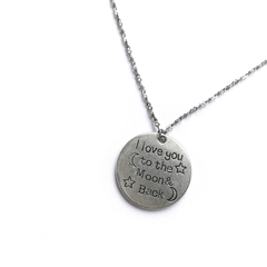 Colar Longo I love you to the moon e back - comprar online