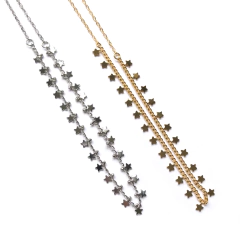 Colar Curto Estrelinhas - Codiê Acessórios