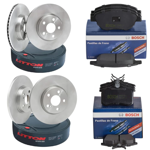 Kit 4 Discos De Freno + Pastillas 307 C4 - comprar online