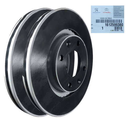 Juego Discos De Freno Delanteros Originales - 206 207 208 307 Partner Berlingo C3 Picasso C4 - comprar online