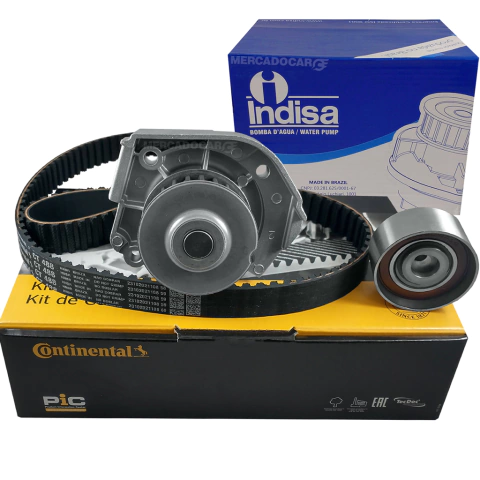 Kit de Distribucion Continental + Bomba de Agua Indisa 1.4 Fire EVO - 500 Fiorino Palio Punto Siena Nuevo Uno Qubo