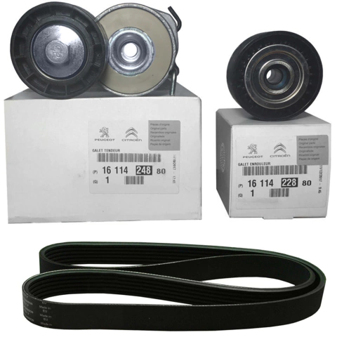 Kit Tensores + Correa Poly-v Original - 207 Partner Berlingo