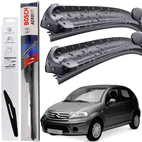 Kit 3 Escobillas Aerofit Citroen C3 (hasta 2012) - comprar online