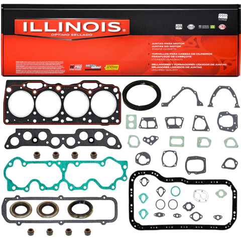 Juego de Descarbonizacion + Retenes ILLINOIS 1.4 8v Tipo - Palio Siena Duna Vivace Uno Fiorino