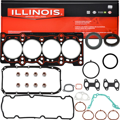Juego Juntas de Motor + Retenes ILLINOIS 1.3 Fire 8v - Uno Palio Siena