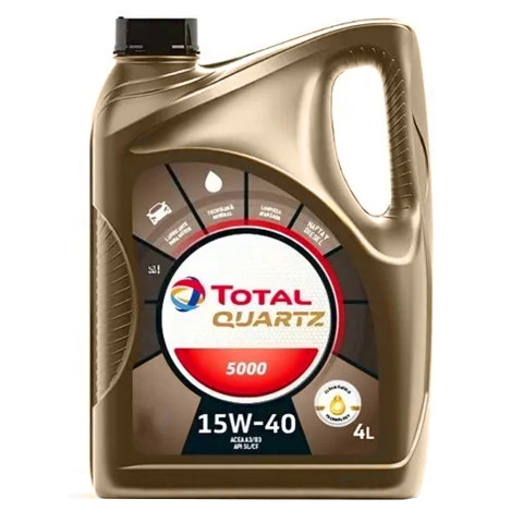 Aceite Total Quartz 5000 15w40 (Mineral) X 4 Litros - comprar online