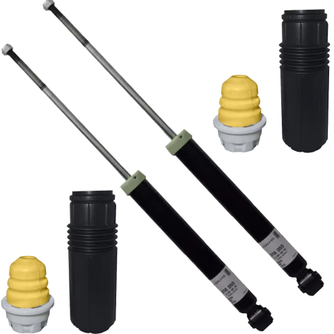 Kit 2 Amortiguadores Traseros Sachs + Kit de 2 Topes y Fuelles - Siena Palio