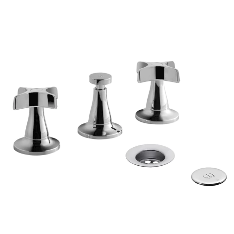 Grifería De Baño Bidet Fv Pétalo Doble Comando Cromo - comprar online