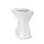 Inodoro Alto 48cm Cordenons Integral para Baño Discapacitados Porcelana Blanca