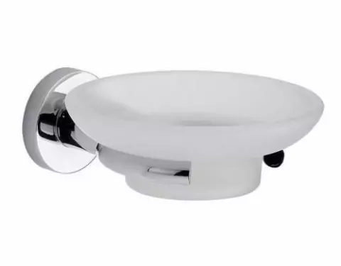 Jabonera Baño FV Libby 168/39 Cromada Plato Vidrio Accesorio Pared