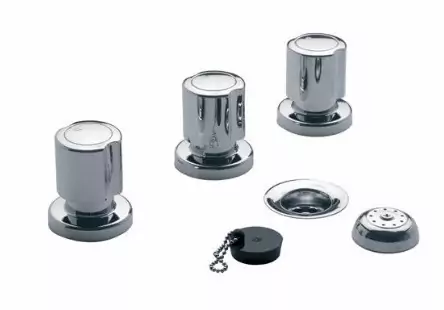 Grifería FV Allegro 295/15CR Bidé Cromo con Transferencia Vástago