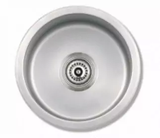 Bacha Cocina Mi Pileta 460E Redonda 37x20 Acero Inoxidable 304 Encastrable