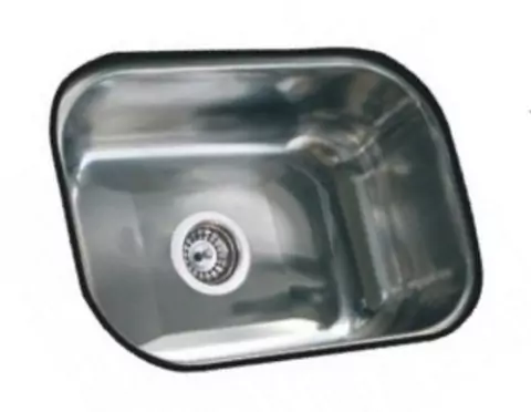 Bacha cocina simple Johnson TT34 34x23x14 Bajo Mesada