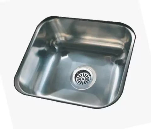 Bacha Cocina Johnson E28 Acero 304 34x28.5x15 Bajo Mesada Pileta Simple