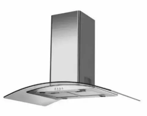 Campana extractora para cocina Lacar TST 75 Acero y cristal