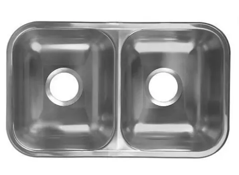 Pileta Cocina Doble Johnson C28 Acero 304 Bajo Mesada 59x35x15
