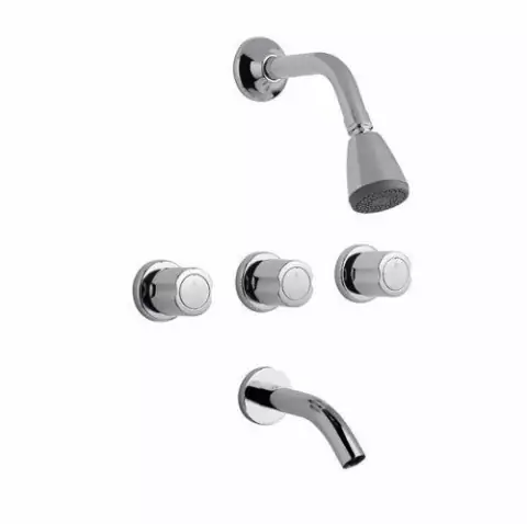 Grifería FV Allegro 0103/15 Ducha Embutir Cromo con Transferencia