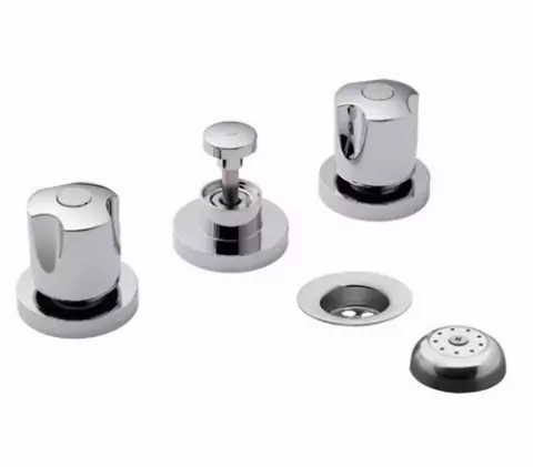 Grifería Bidé FV Pampa 0295/B6 Transferencia Cromada Cierre Tradicional