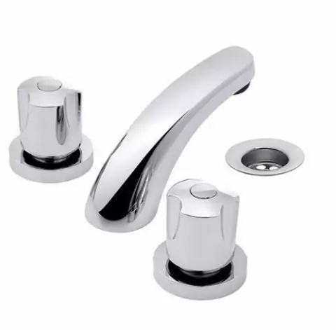 Grifería Lavatorio FV Pampa 0207/B6 Sobre Mesada Cromada Aireador Antichorro