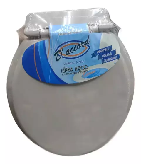 Asiento Inodoro Florencia Gris Daccord Ecco Asi00pp 31 16