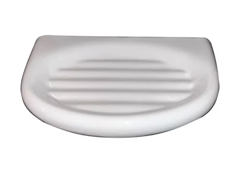 Jabonera Oniro porcelana blanca de Pringles