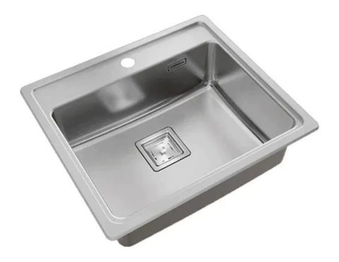 Pileta Acero Inox. 304 Johnson Quadra Mini Q55a Antirrebalse - comprar online