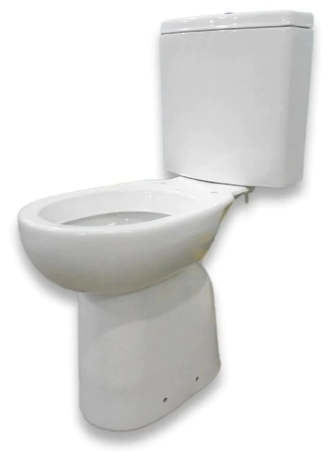 Inodoro Alto Pringles Jade Max con Depósito de Apoyo Doble Descarga Porcelana Sanitaria Blanca 48,5 cm - comprar online