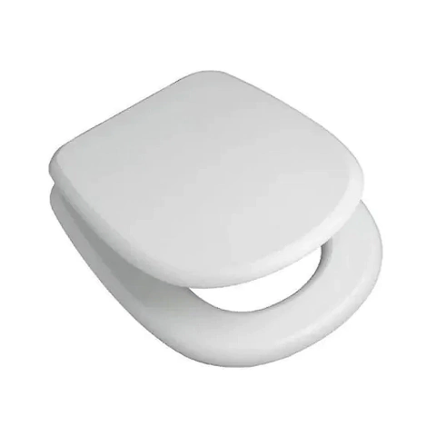 Tapa Asiento Inodoro Jade Mdf Laqueda Blanca