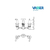 Grifería Para Bidet Vasser Cyrano Lever 13/1031l - comprar online