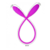Vibrador de Casal Snaky Vibe 7 Modos de Vibração 