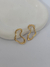 BRINCO ORGANICO CURVADO BANHADO A OURO 18K - comprar online