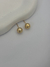 BRINCO ESFERA BANHADO A OURO 18K